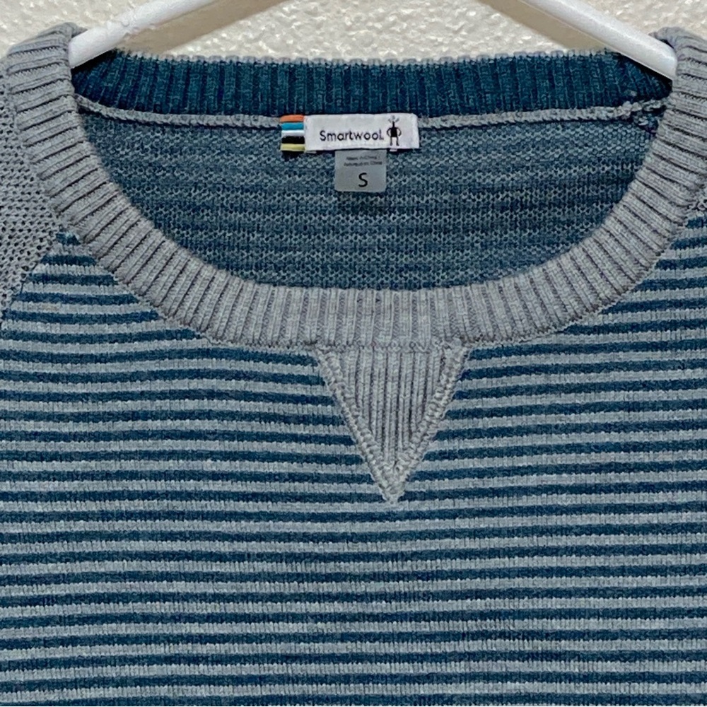 Smartwool Sweater Pullover Men’s Dacono Ski Active wear Striped Size S Winter - Picture 4 of 16